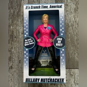 The Hillary Nutcracker - Hillary in pants suit collectors item